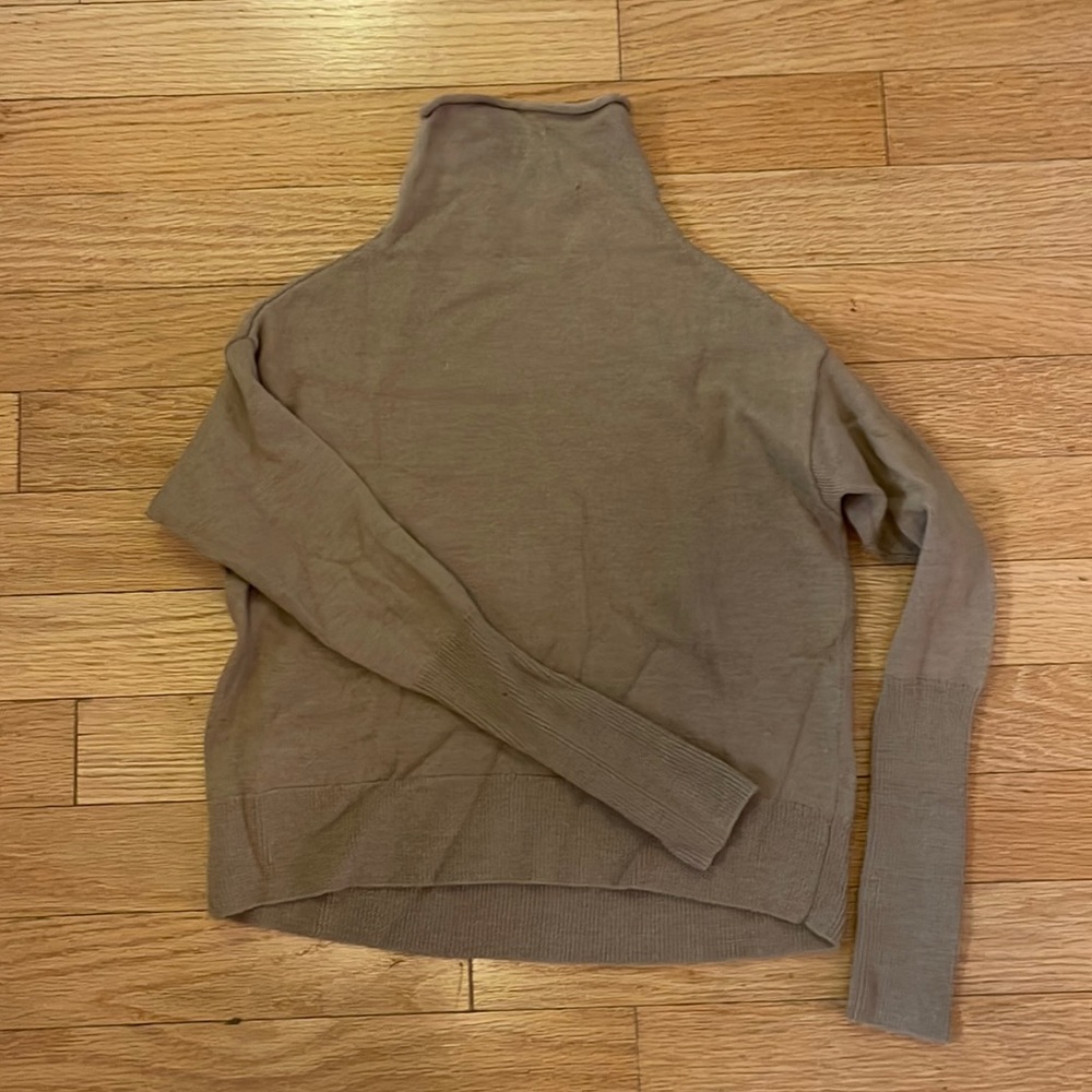 Aritzia Wilfred Cyprie Merino Wool Mock Neck Sweater XS